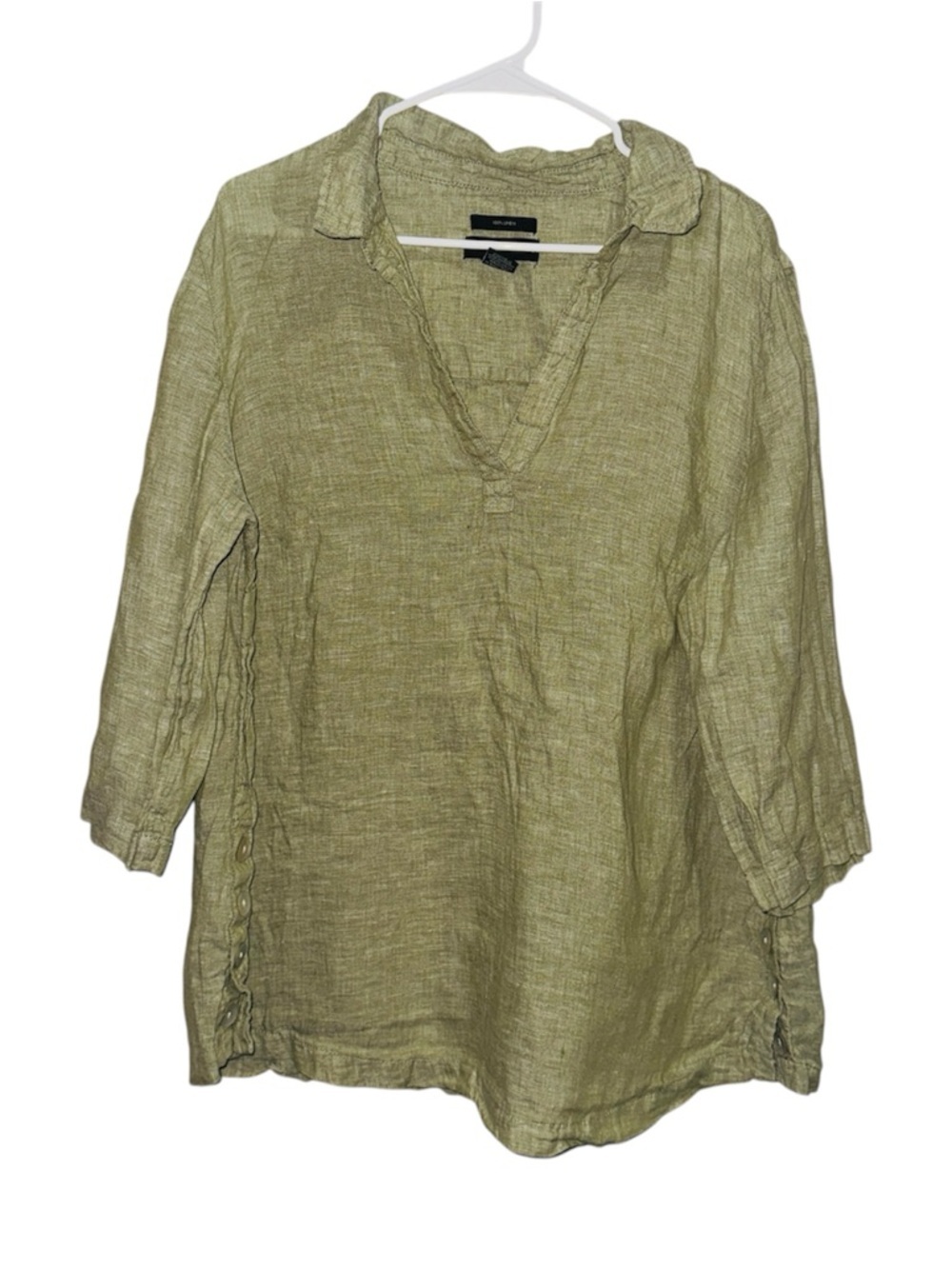 Woman’s Bundle of Relaxed Linen Lagenlook Coastal Tunic Blouses